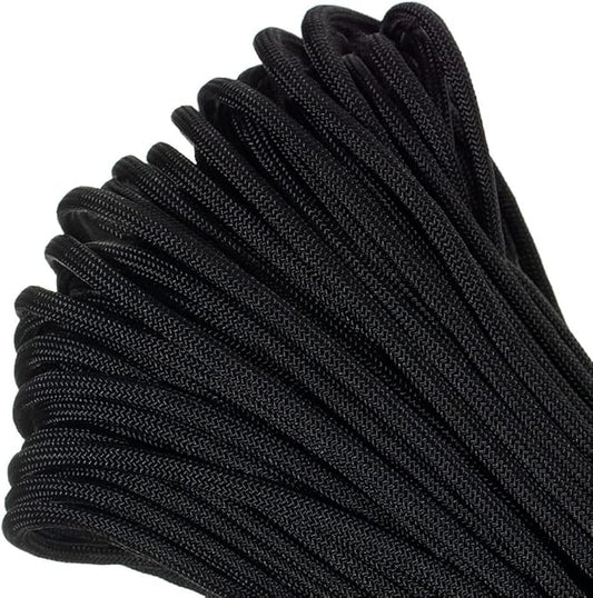 Paracord Planet Genuine Type III 550lb Paracord – Nylon Cord in Solid, Multi, and Reflective Colors – 25+ Colors and Length Options of 10', 25', 50', and 100'