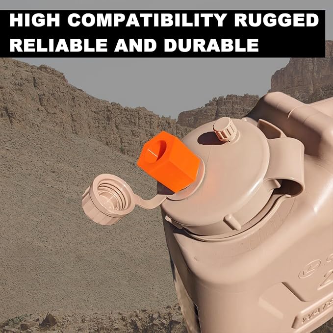 Water Pump Faucet Adapter Kit for Scepter，Camping Water Jug with Spigot for Camping and Emergency Water Jugs for Scepter Brand 10L 20L Jerry Can