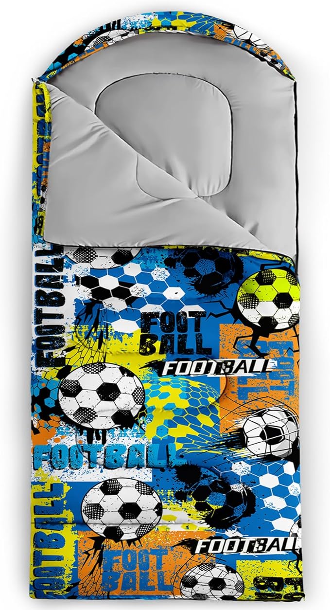 Print sleeping bag,sleeping bags,Outdoor Camping Sleeping Bag，Suitable For Children Boys And Girls Portable,Waterproof,Compact And Lightweight,Great For Outdoor Camping,Backpacking And Hiking