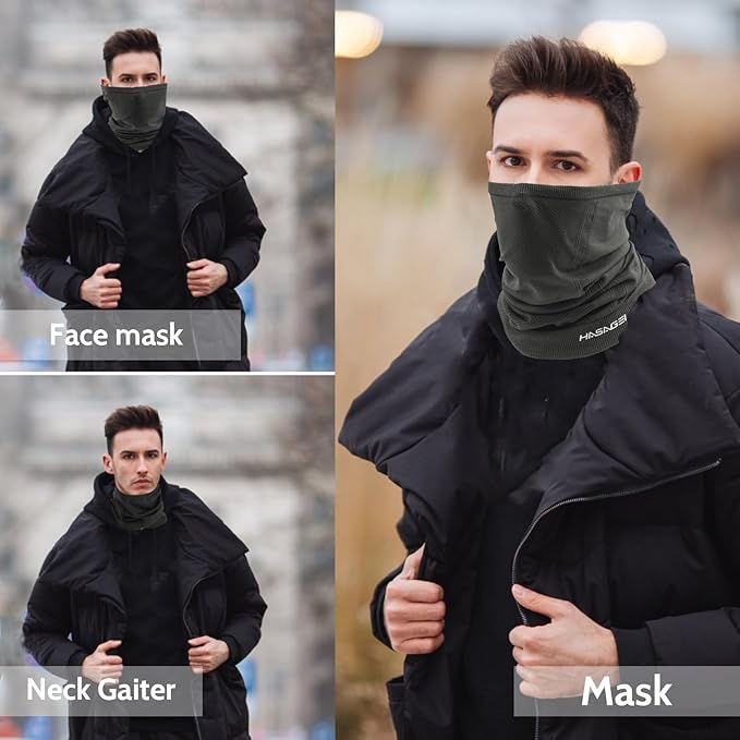 Winter Neck Warmer Gaiter Windproof Face Mask Ski Mask Half Balaclava for Ski Snowboard for Men & Women for sports & outdoor