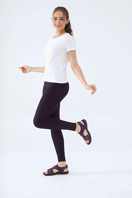 UBFEN Womens Hiking Sandals Comfortable Walking Sandals Summer Sport Breathable Arch Support