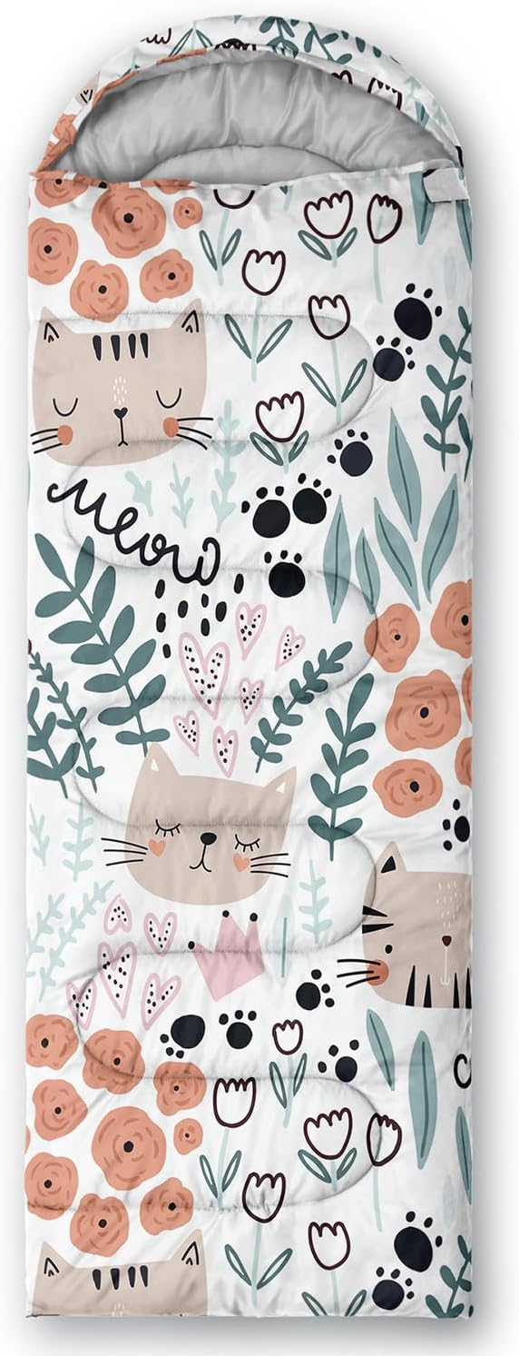 CVHOUSE Camping Sleeping Bags,3 Season Warm & Cool Weather,Lightweight,Waterproof Sleeping Bags for Adults & Kids,Traveling,and Outdoors,Camping Gear Equipment