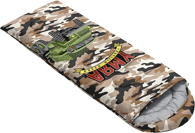 AILONEN Blue Glowing Basketball Sleeping Bag for Kids Boys,Warm and Cool Weather,Lightweight,Waterproof Backpacking,City Theme Ball Sports Sleeping Bag for Camping