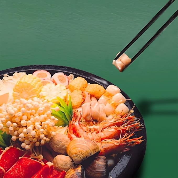 100 Pairs Fiberglass Sushi 24cm/9.4 Inch Chopsticks, Dishwasher Safe, Japanese Style Non-Slip, for Restaurant & Party, Black Bauhinia.