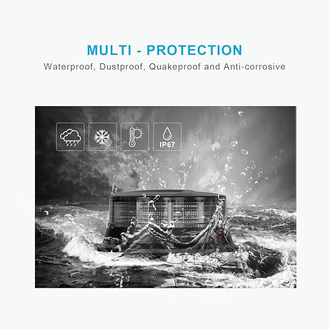 Agrieyes Smoke Lens Beacon Light, Safety Warning Lights Magnetic, LED Flashing Emergency Strobe Lights for Vehicles, Caution Hazard Lights for Truck Tractor Golf Carts Snow Plow