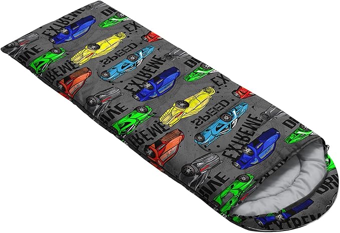 QOOMO Camping Sleeping Bags,3 Season Warm & Cool Weather,Lightweight,Waterproof Sleeping Bags for Adults & Kids,Traveling,and Outdoors,Camping Gear Equipment