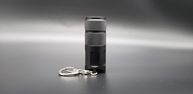 Vortex KC1 Outdoor rotary switch LED Aluminum Lithium dry battery edc light weight water resistance high lumens keychain flashlight
