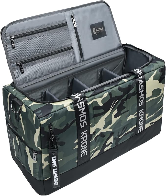 Sneaker Bag for Travel/Sneakerhead gift/Outdoor Sports Bag/Gym Bag /, A Multi-functional Travel Duffel Bag with 3 Adjustable Dividers, & Shoulder Strap,Made of Nylon, by Krone Kalpasmos-classic