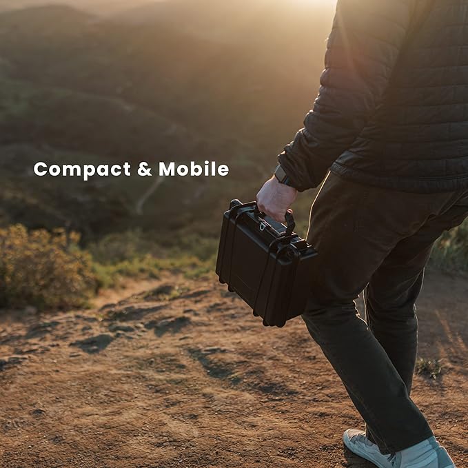 Seahorse 300 Heavy Duty Protective Dry Box Case with Accuform Foam - TSA Approved/Mil Spec / IP67 Waterproof/Airtight/USA Made for First Aid Kits, Emergency Box, Camera