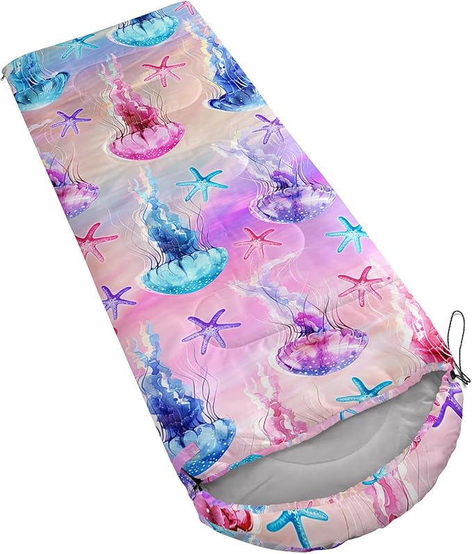 QOOMO Camping Sleeping Bags,3 Season Warm & Cool Weather,Lightweight,Waterproof Sleeping Bags for Adults & Kids,Traveling,and Outdoors,Camping Gear Equipment