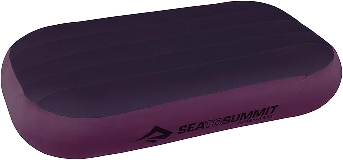 Sea to Summit Aeros Premium Inflatable Travel Pillow, Deluxe (22 x 14), Magenta