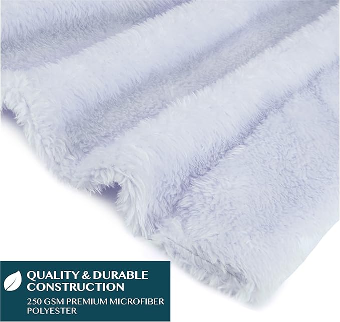 PAVILIA Angel Wrap Hooded Blanket Poncho, Wearable Blanket Throw Wrap Poncho for Women Adult, Cozy Fluffy Sherpa Fleece Shawl Cape with Hood pockets, Warm Gift for Mom Wife, Light Blue