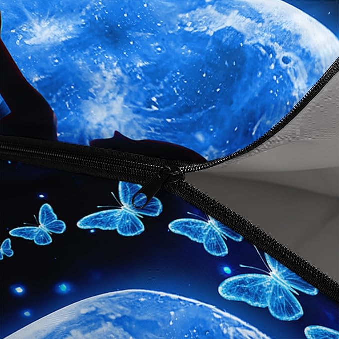 AILONEN Outer Space Astronaut Camping Sleeping Bags,Lightweight & Waterproof,3 Season Warm & Cool Weather,Cartoon Sleeping Bags for Kids,Boys Girls Travelling,Outdoors