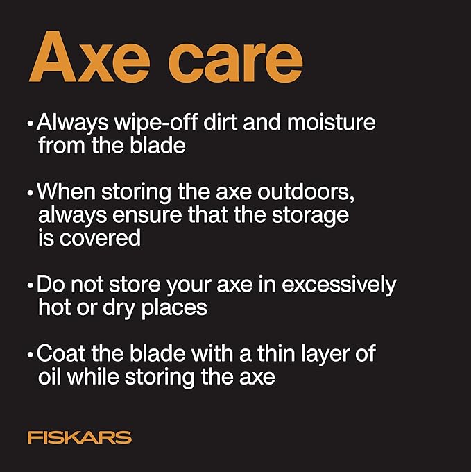 Fiskars X27 Super Splitting Axe, 36" Wood Splitting Axe for Medium to Large Size Logs with Shock-Absorbing Handle, Split Firewood, Forged Steel Blade, Bushcraft Gear and Camping Hatchet