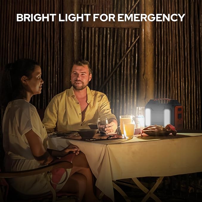 Portable Power Station 250Wh, 300W Solar Generator Power Bank 110V Large Power Bank with AC Outlet for Laptop for Home Use Camping Travel Emergency Hunting Outdoor