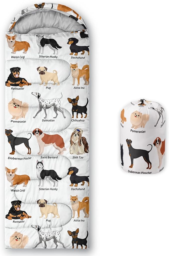 BSNTHO Camping Sleeping Bags,3 Season Warm & Cool Weather,Lightweight,Waterproof Sleeping Bags for Adults & Kids,Traveling,and Outdoors,Camping Gear Equipment