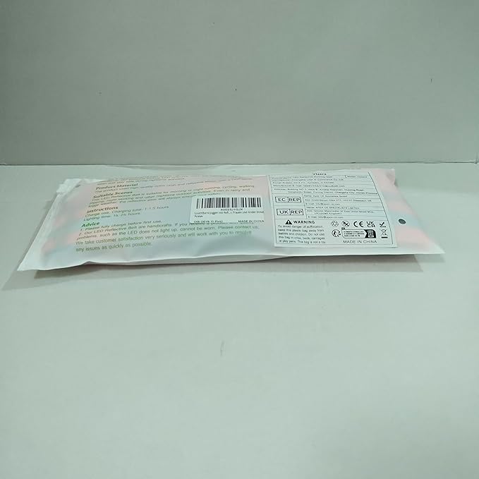 Reflective Sash Gear for Walking at Night,LED Reflective Belt Safety Lights,Lights for Night Dog Walking,High Visibility Type-C Rechargeable with Phone Holder for Men Women