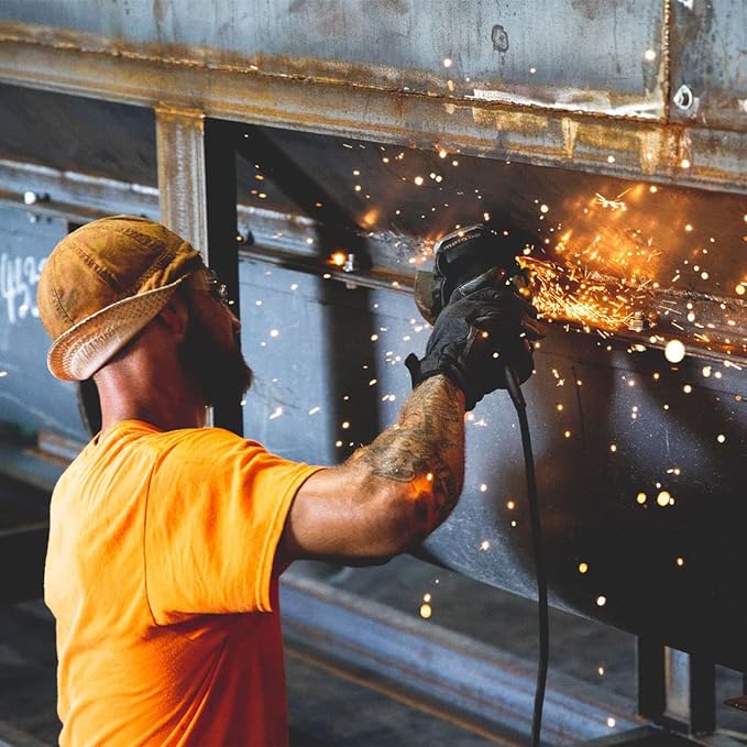 Welder Nation 8 Panel 10 oz Welding Premium Cap 100% Cotton Interior & Duck Canvas Exterior - Protective Durable Heavy-Duty