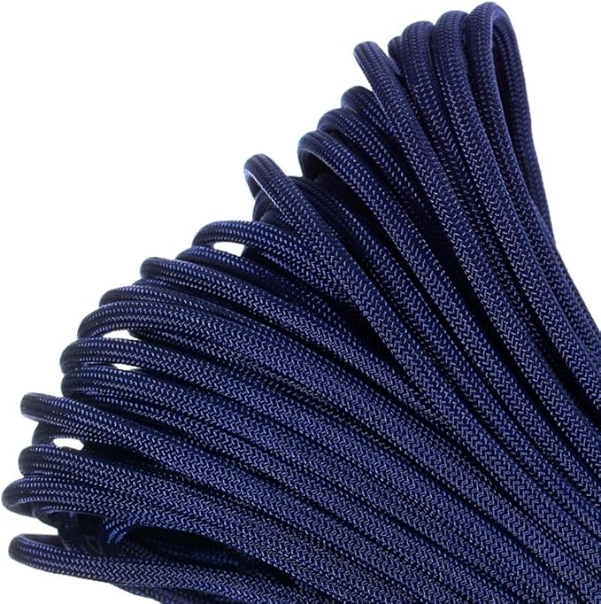 Paracord Planet Genuine Type III 550lb Paracord – Nylon Cord in Solid, Multi, and Reflective Colors – 25+ Colors and Length Options of 10', 25', 50', and 100'