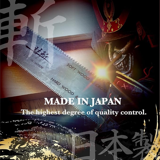 SUIZAN Ryoba Double Edge Saw 6" - Professional Japanese Pullsaw Small Handsaw Woodworking Tools