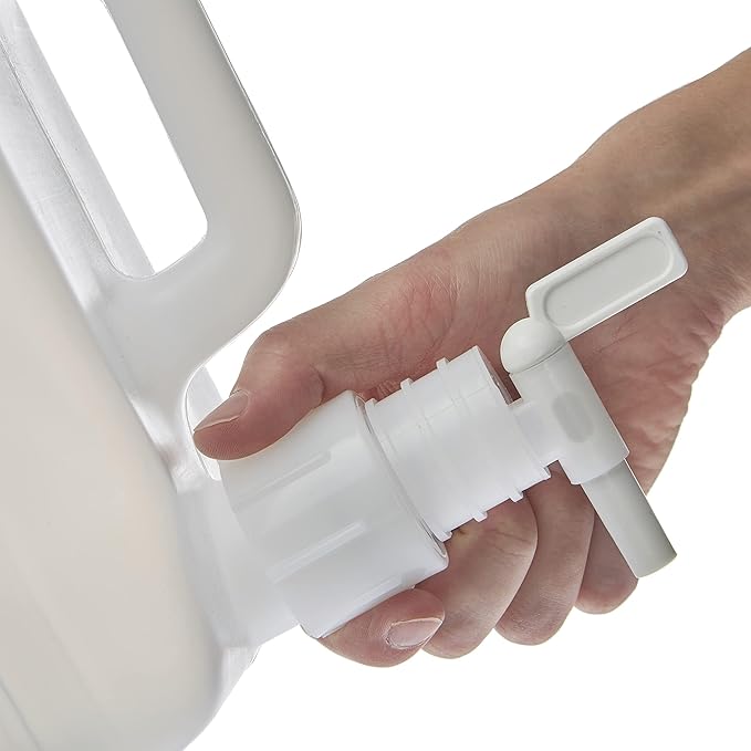 2.5 Gallon Plastic Dispenser Carboy & Spigot - 4 Pack