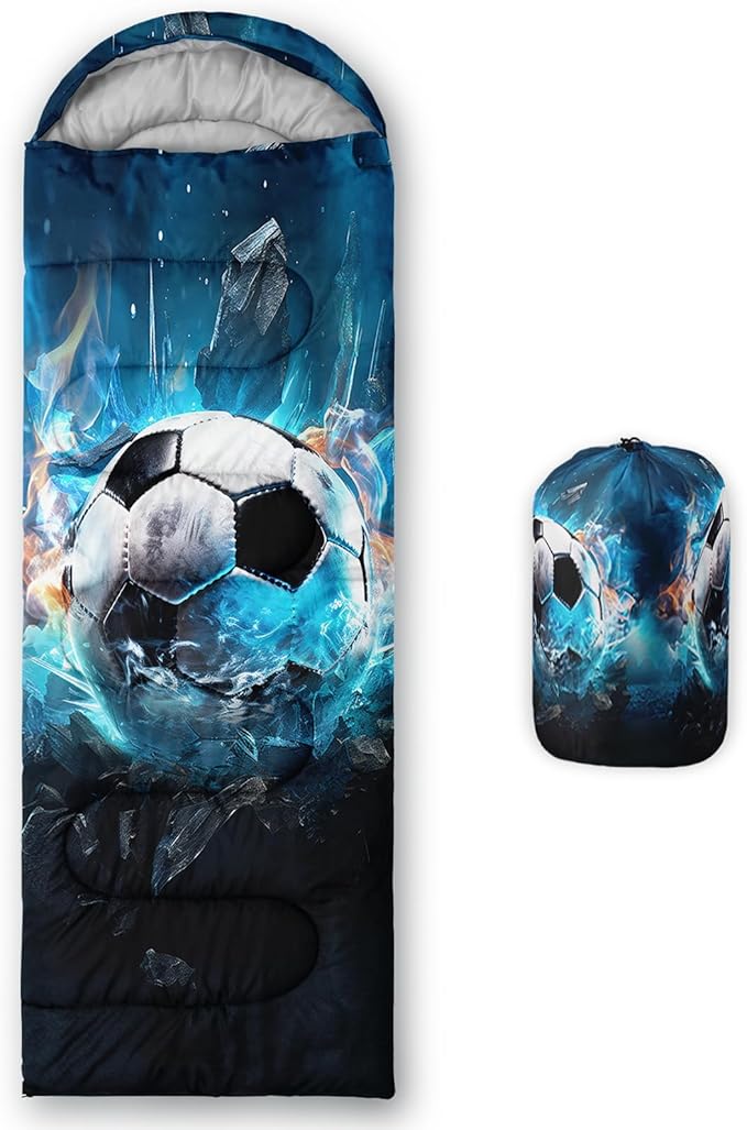 Sea Turtle Sleeping Bag for Kids Boys Girls,Ocean Themed Camping Gear,Waterproof Compact Sleeping Bag for Camping Backpacking Outdoor Hiking.