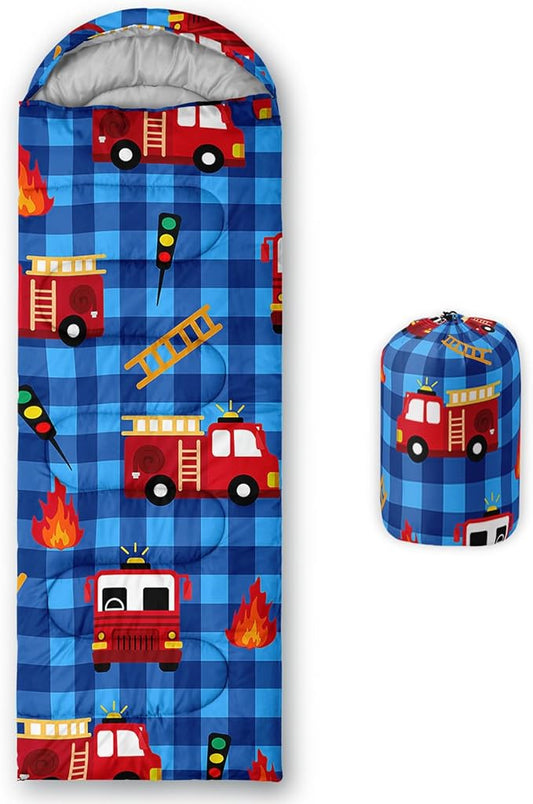 QOOMO Camping Sleeping Bags,3 Season Warm & Cool Weather,Lightweight,Waterproof Sleeping Bags for Adults & Kids,Traveling,and Outdoors,Camping Gear Equipment