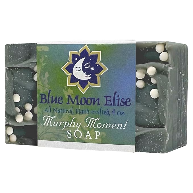 Murphy Moment All Natural Bar Soap, Premium Lavender, Orange and Ylang Ylang Essential Oils, Organic Ingredients, Handmade in the USA, Moisturizing and Therapeutic for Face/Body