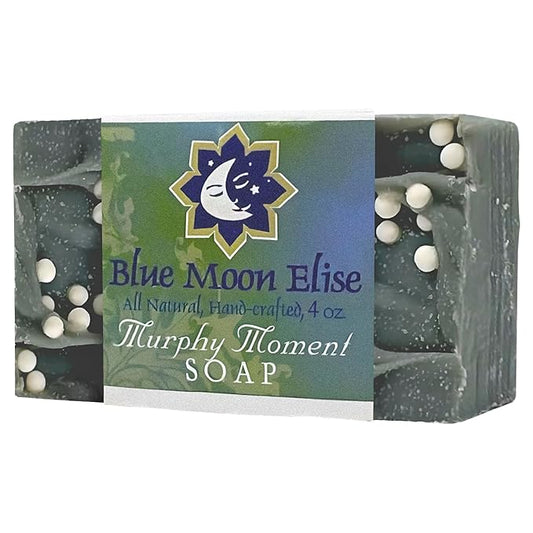 Murphy Moment All Natural Bar Soap, Premium Lavender, Orange and Ylang Ylang Essential Oils, Organic Ingredients, Handmade in the USA, Moisturizing and Therapeutic for Face/Body