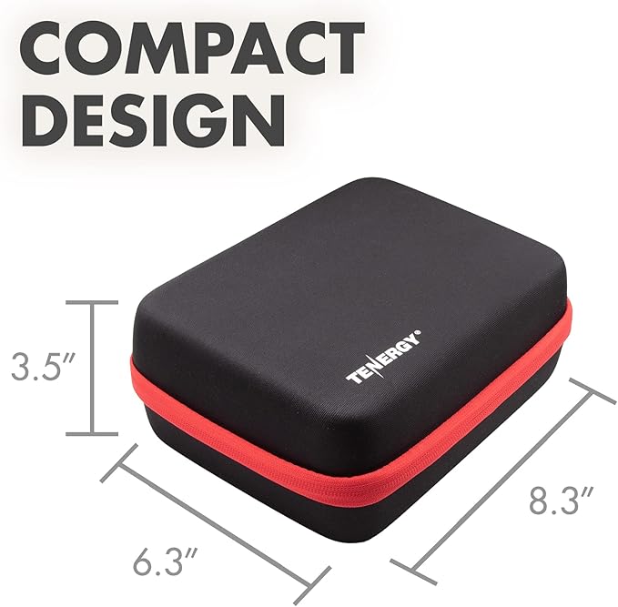 Tenergy Battery Organizer Storage Case with Battery Tester, Holds 60 Batteries AA AAA C D 9V (Batteries not Included)