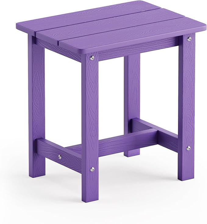 LUE BONA Outdoor Side Table, Purple