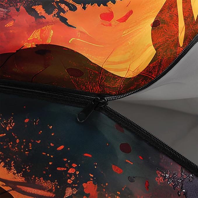 AILONEN Blue Glowing Basketball Sleeping Bag for Kids Boys,Warm and Cool Weather,Lightweight,Waterproof Backpacking,City Theme Ball Sports Sleeping Bag for Camping