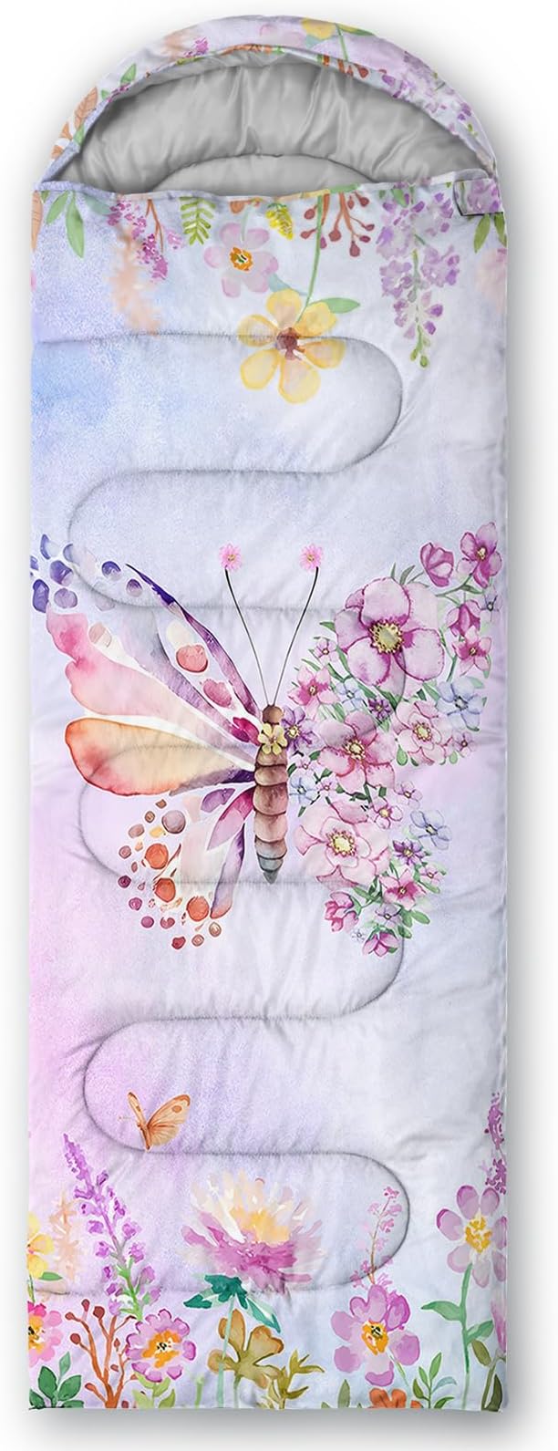 QOOMO Camping Sleeping Bags,3 Season Warm & Cool Weather,Lightweight,Waterproof Sleeping Bags for Adults & Kids,Traveling,and Outdoors,Camping Gear Equipment