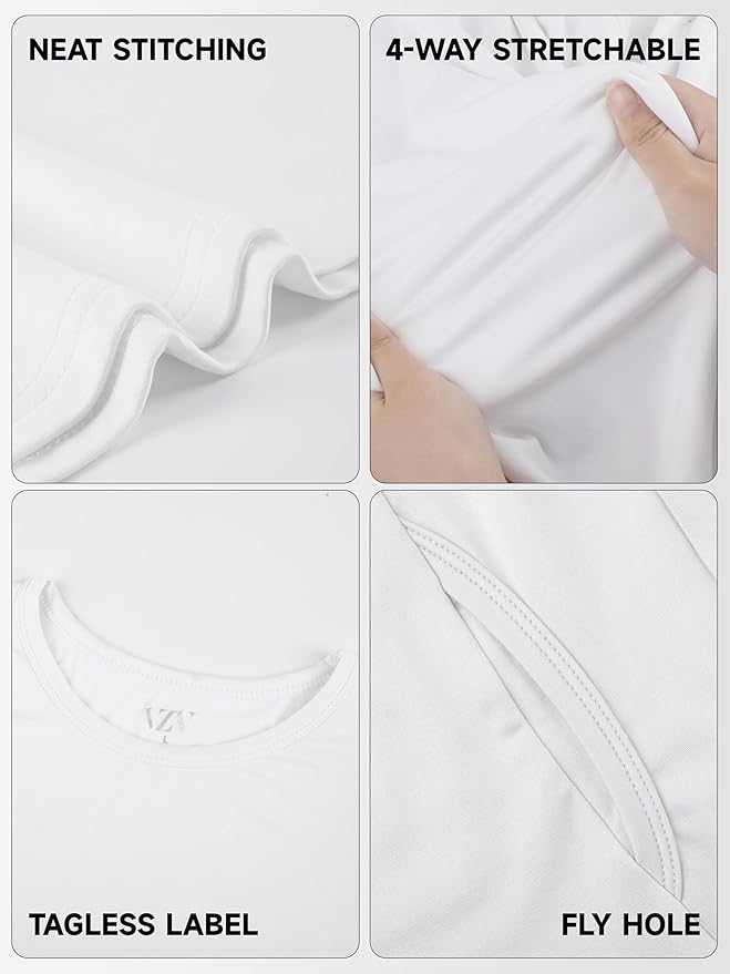 VZV Thermal Underwear for Men Fleece Lined Long Johns for Mens Thermals Top and Bottom Set Soft Base Layer for Winter