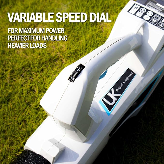 RB 40V Cordless Leaf Blower with 2Ah Battery & Charger – 6-Speed Turbo, 460 CFM, Lightweight for Leaves, Snow, Lawn & Patio