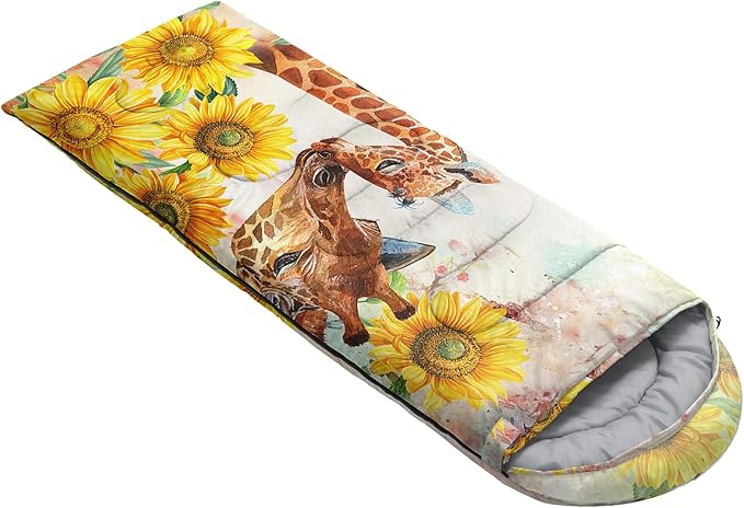 QOOMO Camping Sleeping Bags,3 Season Warm & Cool Weather,Lightweight,Waterproof Sleeping Bags for Adults & Kids,Traveling,and Outdoors,Camping Gear Equipment