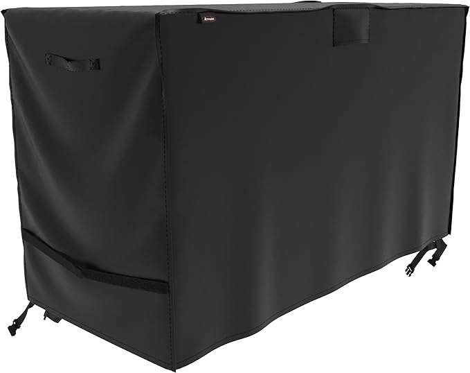 ATYARD 55-inch Outdoor Cover for Keter Unity XL Portable Table - UV Resistant, Breathable, All Weather (55" L x 24" W x 32" H) Black,American Flag