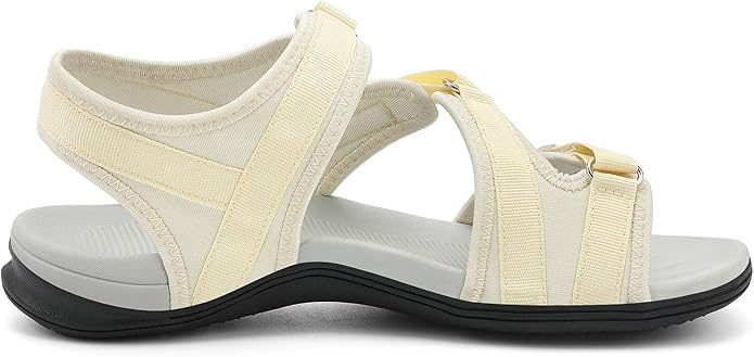 UBFEN Womens Hiking Comfortable Sport Walking Sandals Outdoor Athletic Water Sandals with Three Adjustable Straps