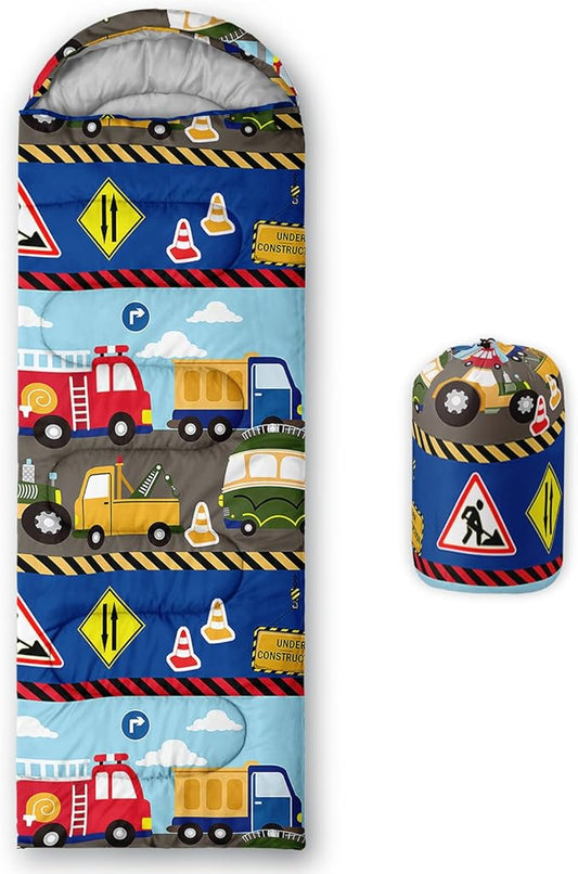 QOOMO Camping Sleeping Bags,3 Season Warm & Cool Weather,Lightweight,Waterproof Sleeping Bags for Adults & Kids,Traveling,and Outdoors,Camping Gear Equipment