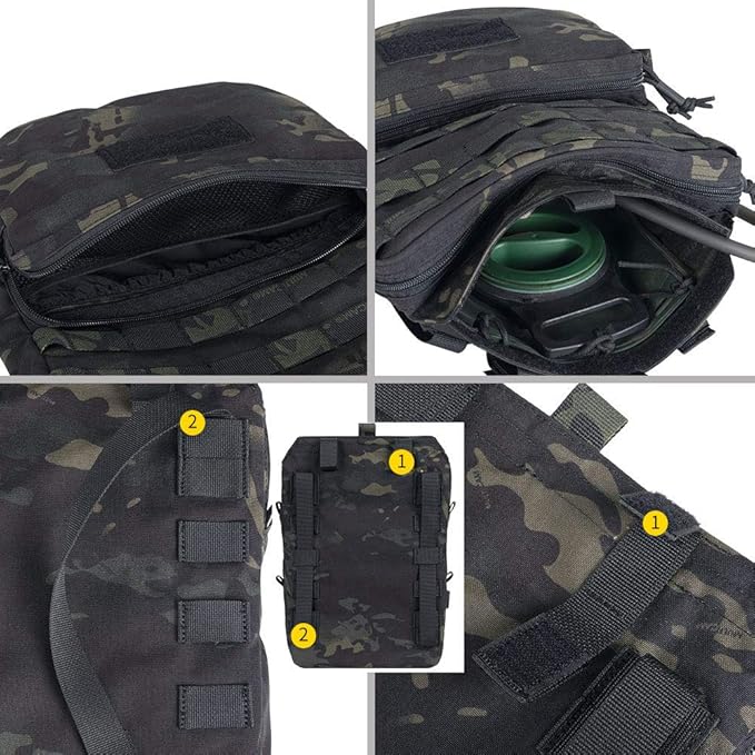 EXCELLENT ELITE SPANKER Tactical MOLLE Hydration Pack for 3L Hydration Water Bladder Molle Vest Accessory
