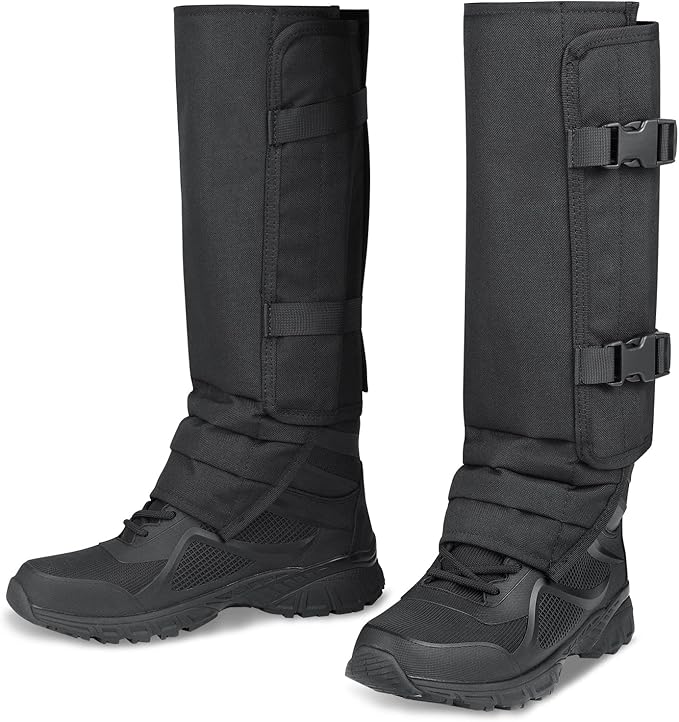 Snake Gaiters Snake Guard Chaps, Waterproof Snake Guards Bite Protection for Lower Legs, Snake Proof Gaiters Fit for Men