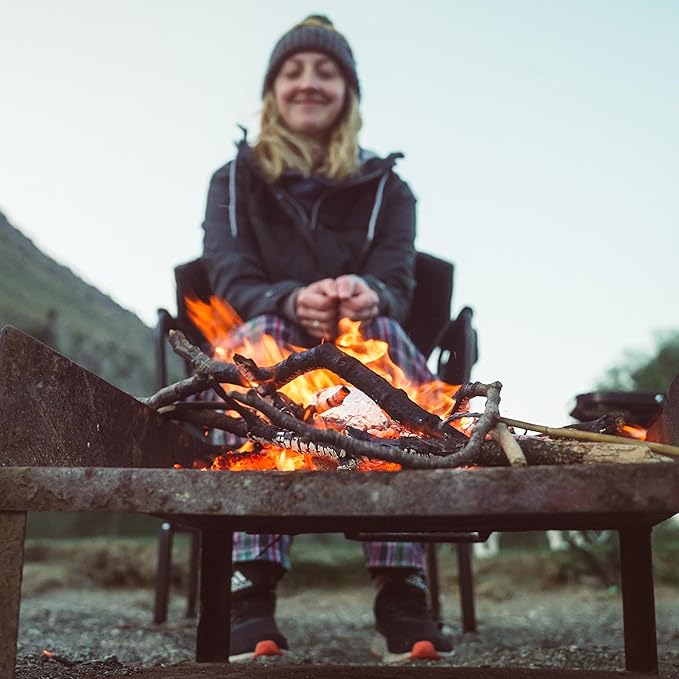 SUNNYFEEL Heated Camping Directors Chair, Heavy Duty,Oversized Outdoor Portable Heating Folding Chair with Side Table, Pocket for Beach, Fishing,Trip,Picnic,Lawn,Concert Foldable Camp Chairs