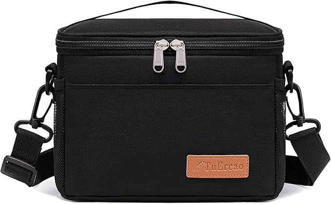 TuErcao Insulated Cooler Bag 6/24 Can Collapsible Leakproof Soft Sided Cooler for Car, Portable Foldable Small Ice Chest for Beach Camping Picnic Travel, 5/15qt Lunch Box for Men Work