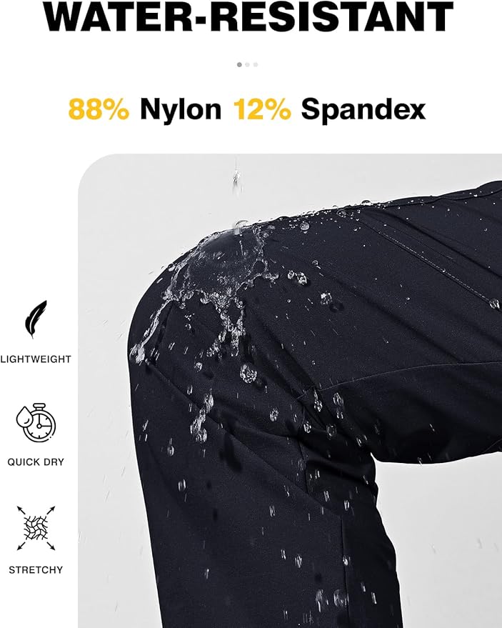 TBMPOY Women's Hiking Cargo Pants Lightweight Water Resistant Quick Dry Fishing Camping Travel Work Pant with 6 Pockets