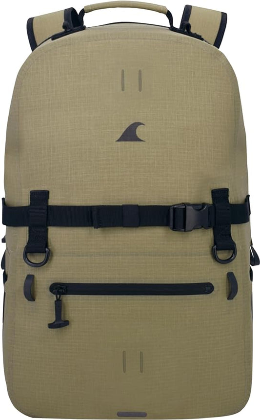 Breakwater Supply™ Waterproof IP68 Submersible Backpack with Airtight Zippers | Laptop Travel Outdoors | Fogland 25L 20L 15L