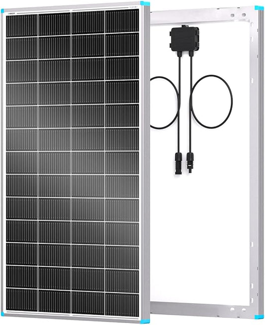 Renogy Solar Panels 200 Watt N-Type, 24 Volt 200W Solar Panel 16BB 25% High-Efficiency Solar Cell, 24V PV Module Power Charger for Class B Van RV Marine Cabin Roof Home Farm
