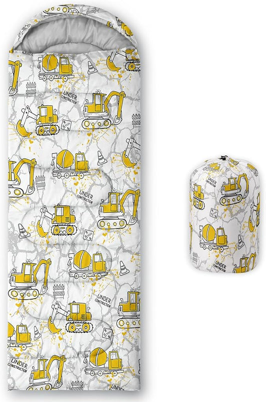 QOOMO Camping Sleeping Bags,3 Season Warm & Cool Weather,Lightweight,Waterproof Sleeping Bags for Adults & Kids,Traveling,and Outdoors,Camping Gear Equipment