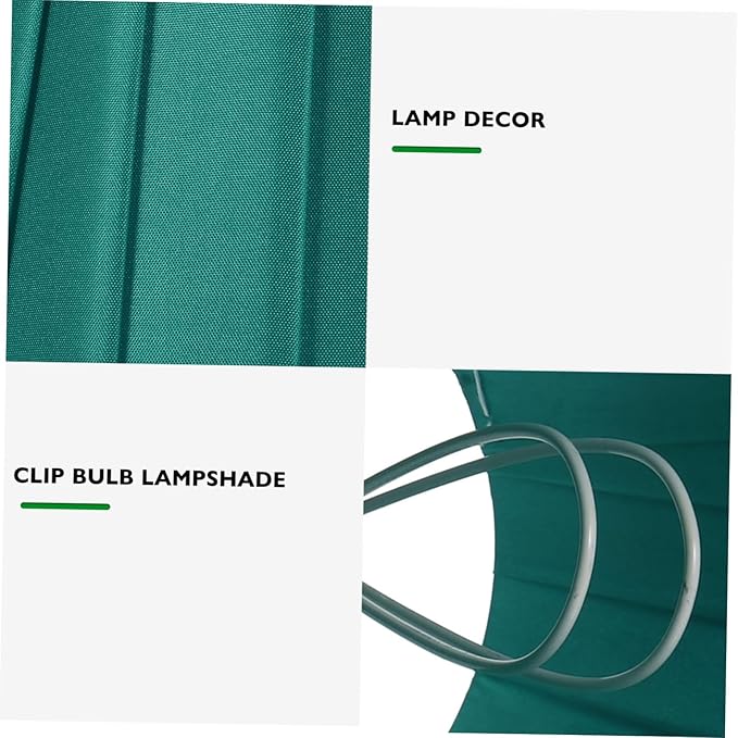 1pc Stylish Cloth Lampshade for Ceiling Table and Floor Lamps Clip Design Easy Installation Decorative Accessory
