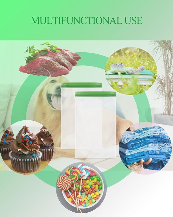 HEAVY DUTY Odor Proof Storage Bags-12ｘ20 Inch Bear bags for Food Backpacking,Reusable Double-Tracked Ziplock Bags for Food Storage fit Camping, Hiking, Water Sports and Home Organization-2 pack