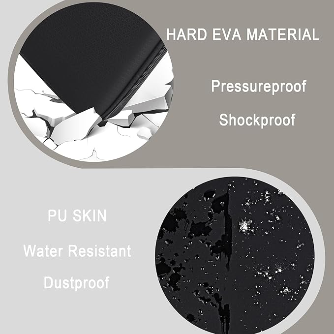 Battery Organizer Storage Case for AA AAA C D 9V, for 7 Batteries Variety Pack 111 Batteries Mesh Bag (Battery Not Included)